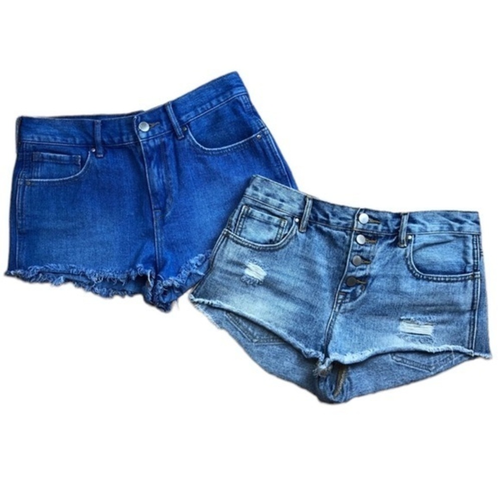 Set of 2 Bullhead Jean Shorts